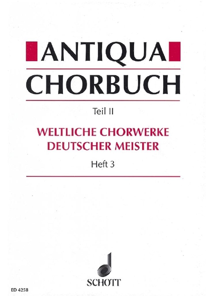 Antiqua-Chorbuch Teil II / Heft 3